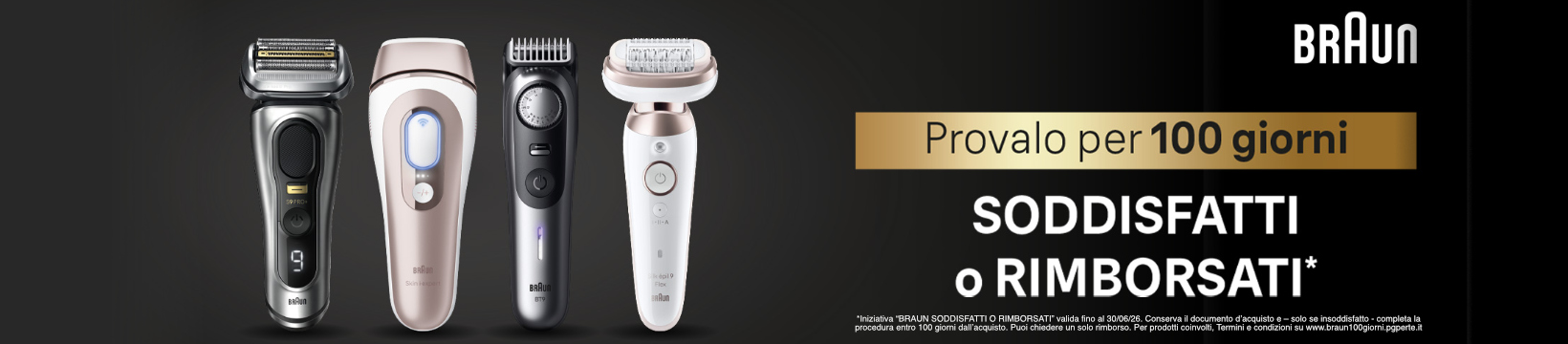 Braun Soddisfatti o Rimborsati