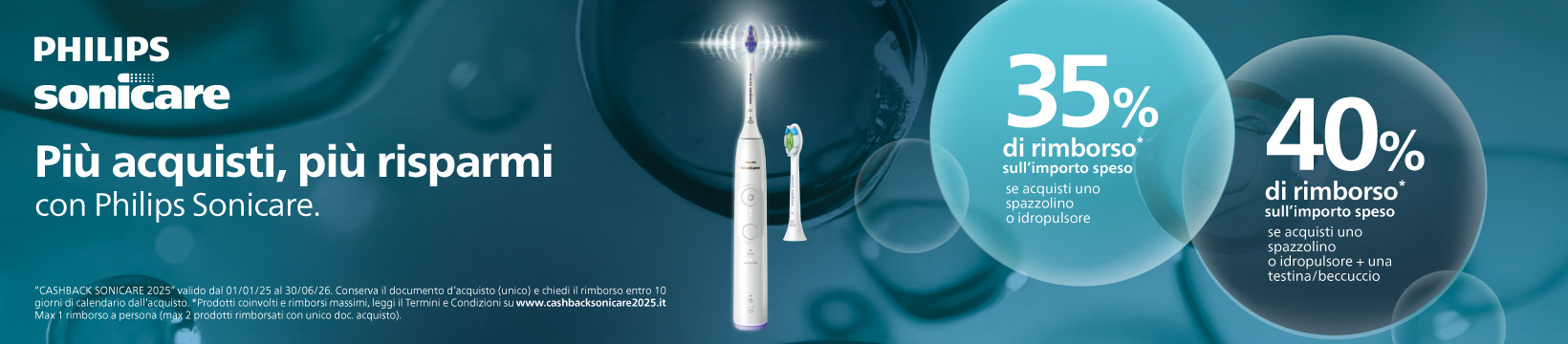 Philips Sonicare cashback 35-40%