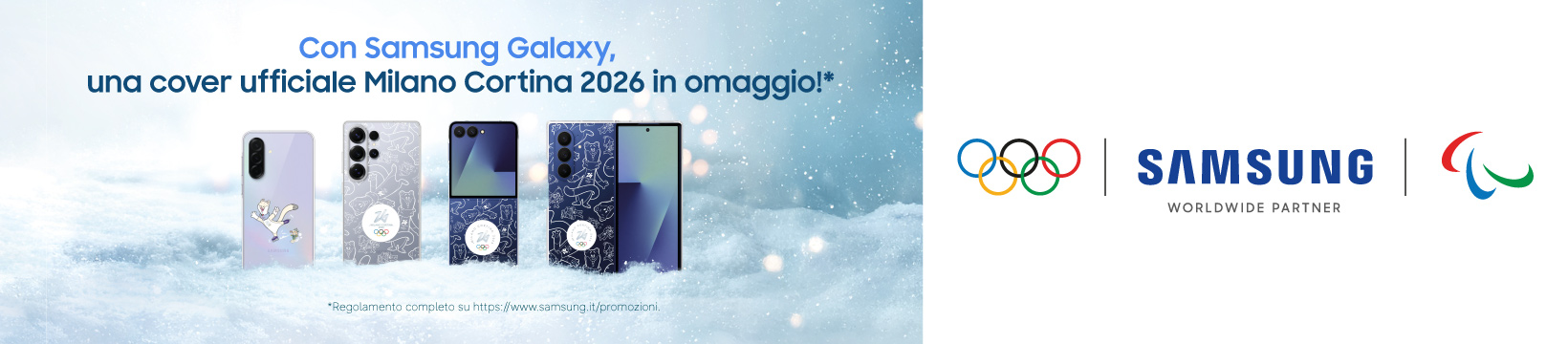 Con Samsung Galaxy cover olimpiadi in omaggio