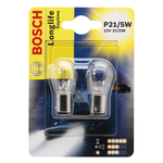 Bosch Lot De 10 Ampoules Pure Light P21/4W 12V - Feux Polyvalents Auto & Moto, Longue Durée De Vie