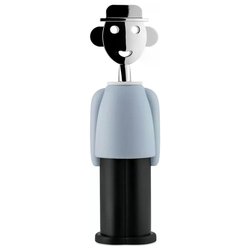 Cavatappi Di Design Alessi Alessandro M. In Resina Termoplastica E Zama Cromata - Colore Giallo, Altezza 21 Cm
