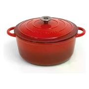 Kaisertal, casseruola in ghisa con coperchio, adatta al forno, 28 cm, con coperchio, adatta al forno