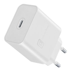 Cellular Line Caricabatterie USB Type-C CHARGER 20W Power Delivery White ACHIPHUSBCPD20WW