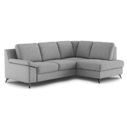 Cotta - Divano In Tessuto Strutturato, 223x74-91x265 Cm, Con Poggiatesta Regolabile, Design Moderno - 2