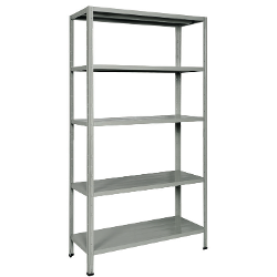 Scaffali metallici neri 150x75x30 cm Set da 2 pz | Leroy Merlin