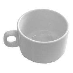 Madacha 4 tazze in metallo smaltato conico – azzurro – 250 ml