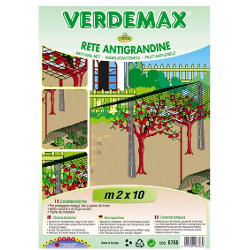 Verdemax 6580 - Rotolo di Rete in Tessuto Non Tessuto, 17 g/mq, 1,6 x 5 m, Colore: Verde
