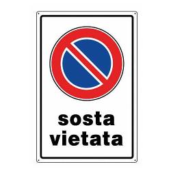 Cartello Segnaletico Divieto Di Sosta Pvc X 25 Cm | Leroy Merlin - Foto 2