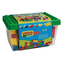 Unicoplus Fattoria Con 46 Pezzi - Personaggi, Animali E Accessori, Compatibile Con Mattoncini, Made In Italy