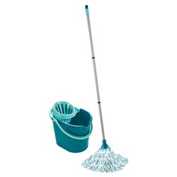 DSTOCK60 Mocio Tradizionale In Cotone – 50 X 100 Cm – Super Assorbente E Resistente – Per Pavimenti In Piastrelle, Laminato E Linoleum – Tagliabile In 2 Pezzi - 4