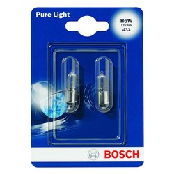 2 Bombillas Halógenas P21/4W BAZ15d 12V BOSCH Pure Light – Luces De Freno/posición De Alta Duración