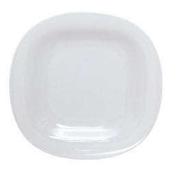 Piatto Piano Luminarc H4989 Feston 28 Cm – Opale In Vetro Temperato, Bianco, Resistente E Lavabile - 4