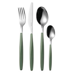 Guzzini Set posate tavola 24 pz Inox MY FUSION Bianco 11070011 | SME