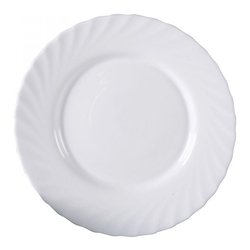 LUMINARC FESTON PIATTO PIANO 27CM BIANCO