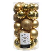 Kaemingk Palline Di Natale In Vetro Rosa 6 Cm – Set Da 6 Pezzi, Opache E Lucide, Per Albero E Decorazioni - 5