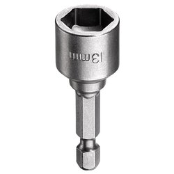 Inserto Esagonale Profondo BGS 7270 – Attacco 1/4" (6,3 Mm), Per SW 11 Mm, Acciaio Cr-Mo, Per Avvitatori