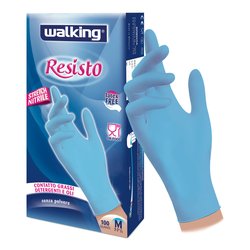 1000 Guanti In Nitrile Anallergici Walking Nyte con microgrip - 011592