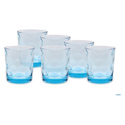 Servizio 18 Bicchieri In Vetro Trasparente Toros, 26Cl
