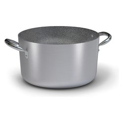 Valira Cazuelas - Casseruola premium alta 24 cm realizzata in Spagna, fusione di alluminio con antiaderente rinforzato, adatta per l'induzione, include coperchio e maniglie