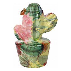 Salvadanaio In Ceramica Rosa L&P Home & Gifts - My First Piggy Bank 12x9x10 Cm