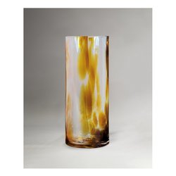 PICCOLO VASO Loez Boemia VETRO SOFFIATO ROSSO IRIDESCENTE Carnival Glass 1900
