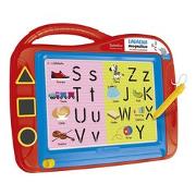 Lavagna Per Bambini Smoby Grande, 2 Facce (Gesso E Magnetica), Con 13 Accessori E Contenitori - Fabbricazione Francese