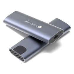 Box Esterno 2,5" SATA USB3.1 Gen 2 USB-C™ Impermeabile Nero - LOGILINK