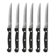 KAIMANO - Coltelli da Bistecca 6 Pezzi Acciaio Inox
